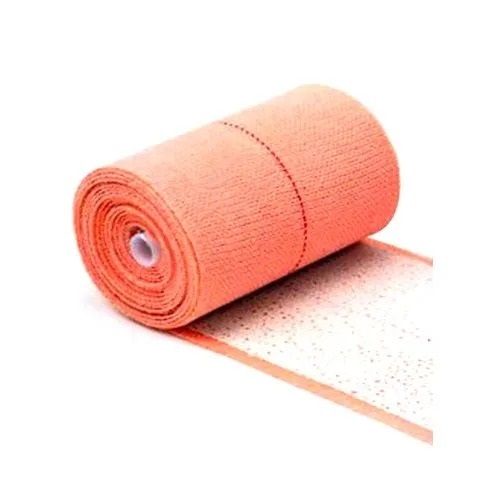 Orange Lightweight Disposable Reusable Roll Cotton Elastic Adhesive Bandage