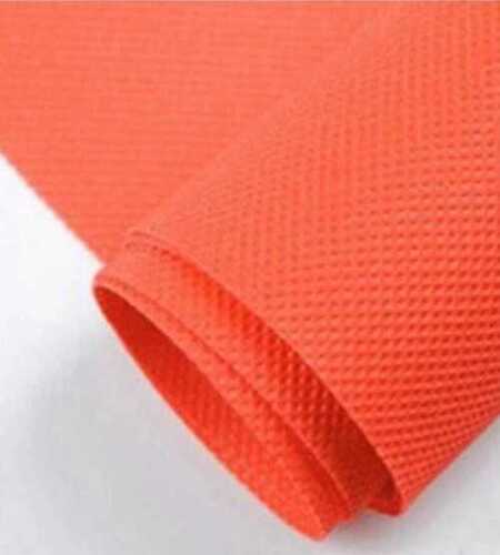 Orange Non Woven Plain Fabric Roll