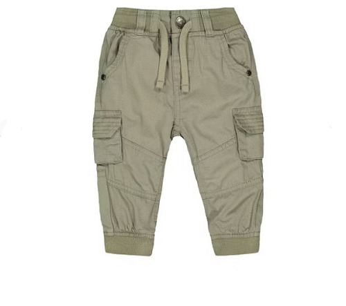 Grey  Boys Cargo Patch Pocket, 3-4 Year Boys