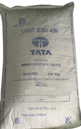 50 Kilogram 98% Pure Powder Form Light Soda Ash Industrial Cleaning Chemical