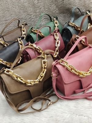 Many Colours Ladies Multiple Color Fancy Leather Sling Bags