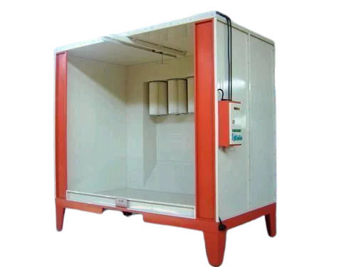Mild Steel Body Automatic Electric Powder Coating Booth for Industrial Use