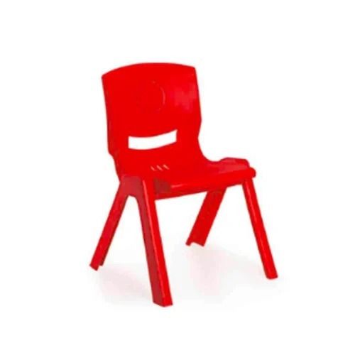 Machine Made Polished Finish Lightweight Color Coated Poly Vinyl Chloride Chair For Kids 