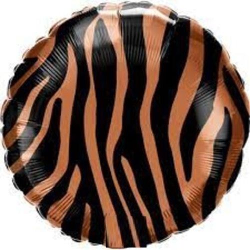 Black And Brown Round Shape Normal Air Used Non-Toxic Digital Printed Foil Balloon