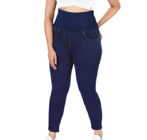 Slim Fit Unfadable Plain Dyed Denim Skinny Stretchable Jeans For Ladies Age Group: >16 Years