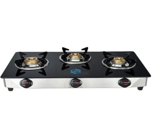 घरेलू उपयोग के लिए ग्लास और स्टेनलेस स्टील पोर्टेबल गैस स्टोव