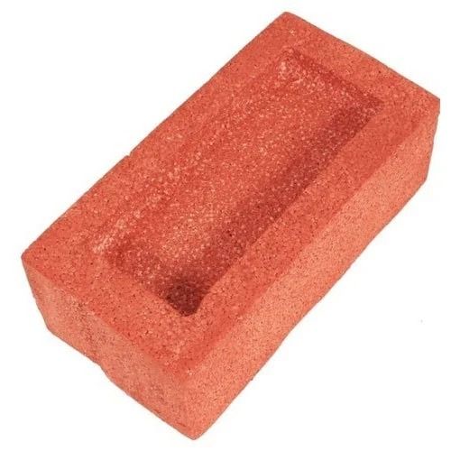 10.3 Mm Thick 9X4X3 Inches Rectangular Clay Red Brick For Side Wall Use Compressive Strength: 50 Megapascals (Mpa )