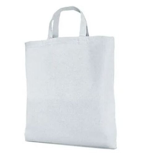 20x17 Inches And 4 Kg Storage Flexiloop Handle Plain Cotton Carry Bag 