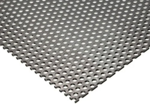 3 Mm Thick Round Hole Rectangular Galvanized Iron Perforated Sheet