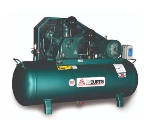 Green 32X14X30 Inches 240 Volt Piston Air Compressor For Industrial Purpose