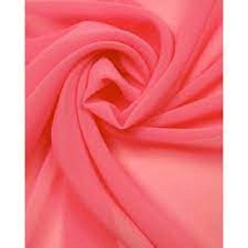 44 Inches Width Plain Georgette Fabric Density: 30-80 Gram Per Cubic Meter (G/M3)