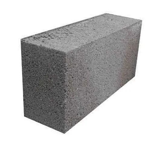 80 Mm Thick Rectangular Plain Solid Concrete Block For Construction Use