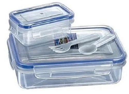 Rectangular Plain Plastic Lunch Box