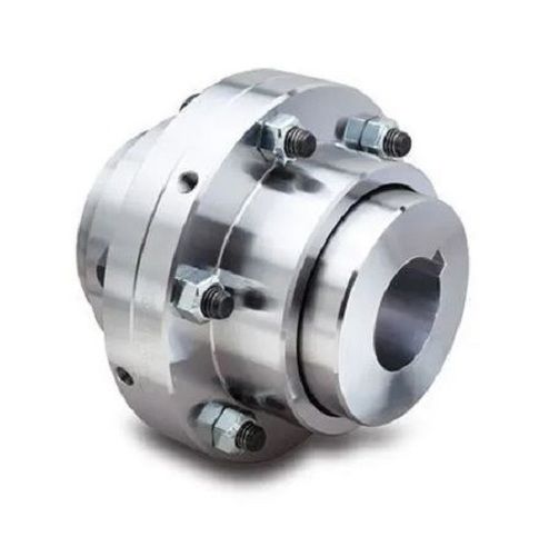 Silver Round Polished Stainless Steel Industrial Gear Coupling