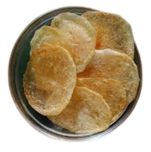 Spicy And Crunchy Taste Light Yellow Round Potato Chips Packaging: Bag