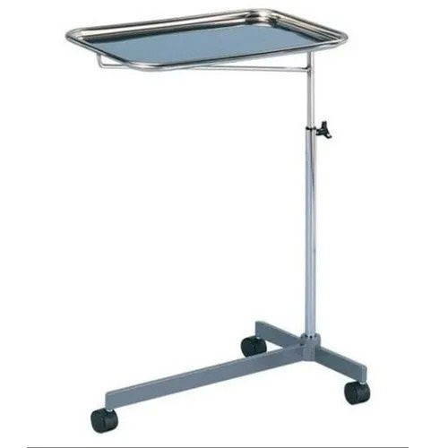 Stainless Steel Mayo Tray Trolley Application: Use In Hospital