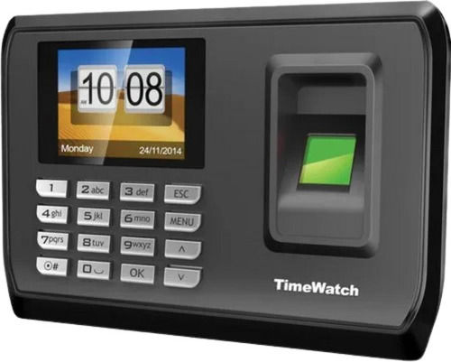 10 Watt Abs Plastic Body Biometric Attendance Machine Identification Time: Real Time Minutes