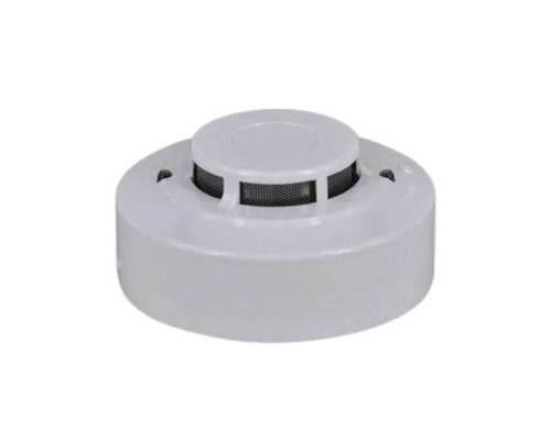 White 24 Voltage 50 Hertz 150 Gram Abs Plastic Body Smoke Detector For Industrial Use