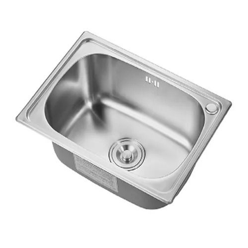 Corrosion Resistance 304X304X115 Mm Polished Stainless Steel Single Bowl Kitchen Sink