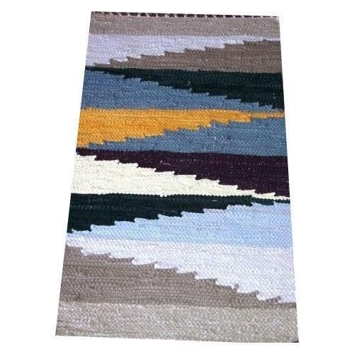 Anti Slip Woolen Handmade Chindi Rag Rug Back Material: Anti-Slip Latex