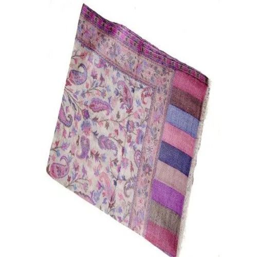 Comfortable Skin-friendly Soft Printed Hand Made Girisha Silk Pashmina Shawls