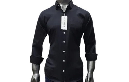 Formal Wear Lightweight Comfortable Breathable Full Sleeves Plain Cotton Shirts For Mens Age Group: 18+