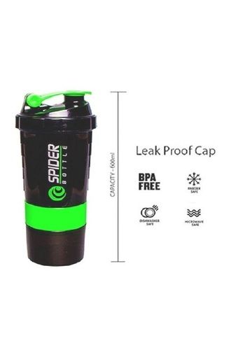 Gym Shaker  Capacity: 500 Milliliter (Ml)