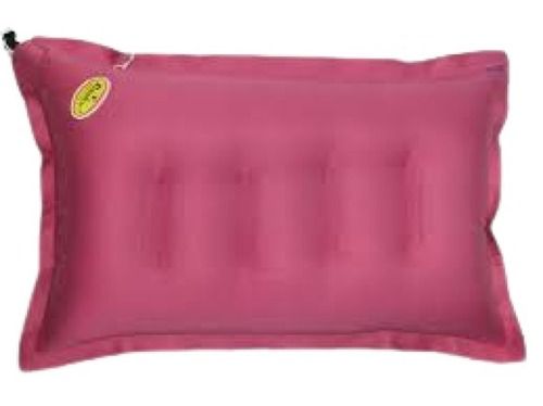 Rectangle Plain Polyester Pink Air Pillow