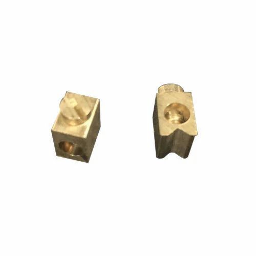 Brown Polished Brass Terminals For Electrical Switches Use