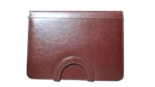 Recatngular Tear Resistant Plain Leather File Folder For Carrying Documents