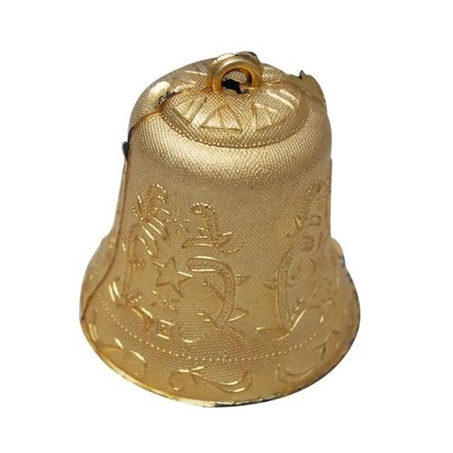 Golden Religious Handmade Polished Finished Plastic Home Decorative Hanging Bell