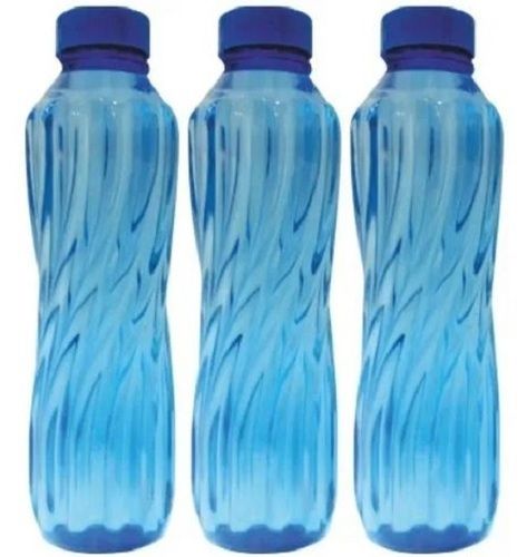 Blue 1 Litre Capacity 3 Pieces Set Premium Quality Plastic Fridge Bottles