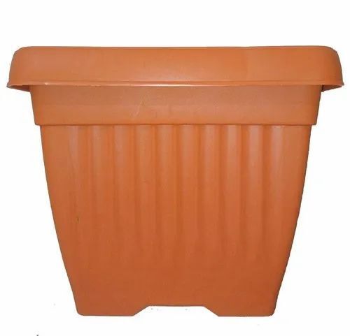 10x10 Inches Square 4mm Thick Scratch Resistance Plastic Flower Pot