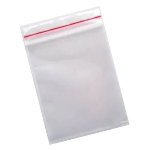 12x16 Inches 0.8 Mm Thick Rectangular Transparent Plain Plastic Zipper Bag