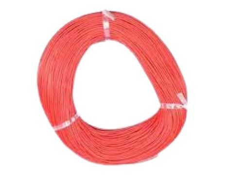 15 Meter And 1100 Voltage Single Core Red Copper Pvc Electrical Wire Cable Capacity: 90 Volt (V)