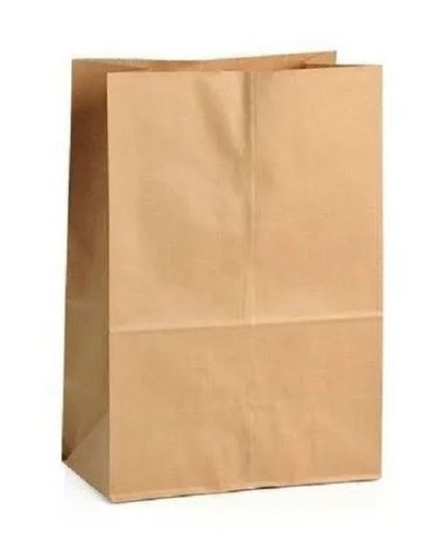 18x8x36 Cm Rectangular Plain Disposable Paper Grocery Bags