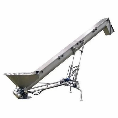 200kg Capacity Stainless Steel Vertical Screw Conveyor