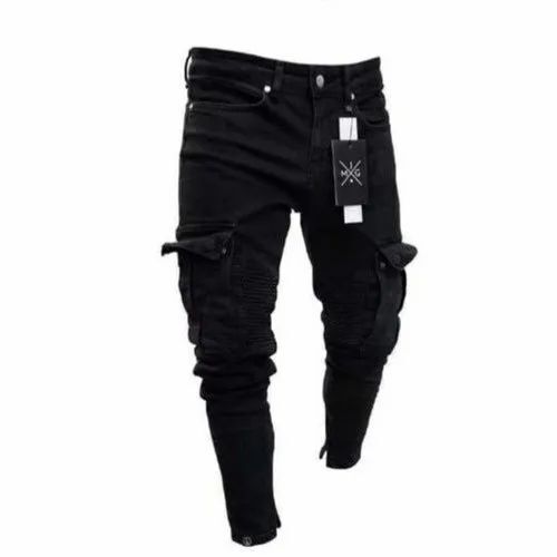 Men Black Jeans