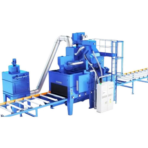 Mild Steel Body Low Noise Automatic Shot Blasting Machine For Industrial Use Capacity: 0.5 Ton/Day