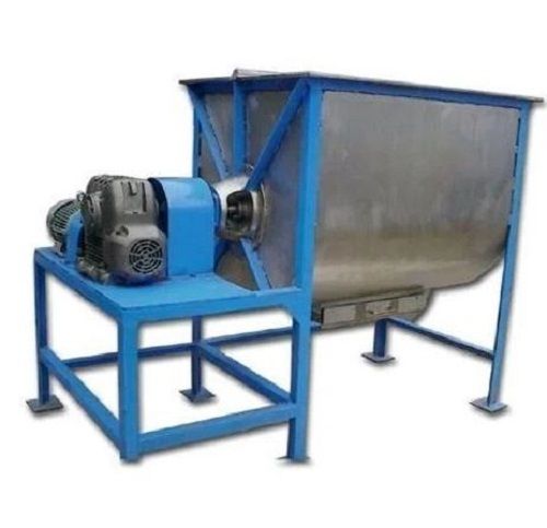 Mild Steel Semi Automatic Industrial Ribbon Blender Machine