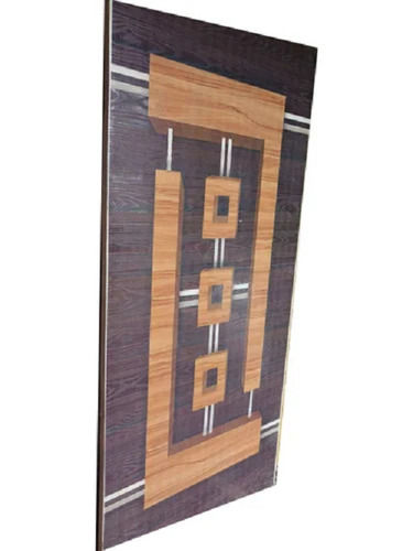 Brown Modern Style Polsihed Durable Long Lasting Digital Printed Solid Wood Door