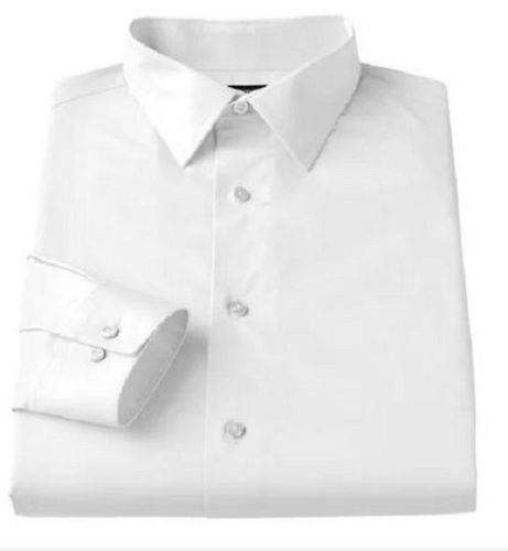 Plain Full Sleeves Classic Collar White Shirt Age Group: 15 To Above