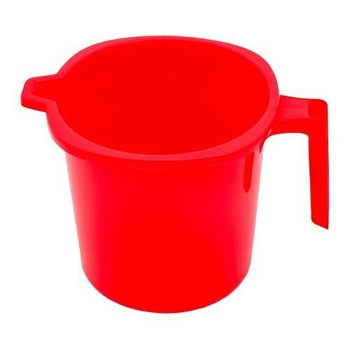 1 Liter Capacity 7 Inches Round Plain Glossy Abs Plastic Mug