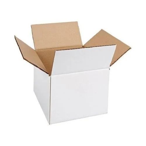 14x10x8 Inch Plain Rectangular 3 Ply Corrugated Box