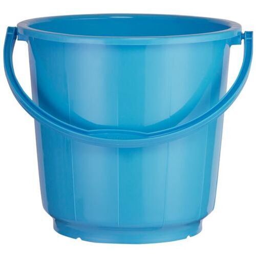 15 Liter Capacity 15 Inches Scratch Resistance Glossy Pvc Plastic Bucket