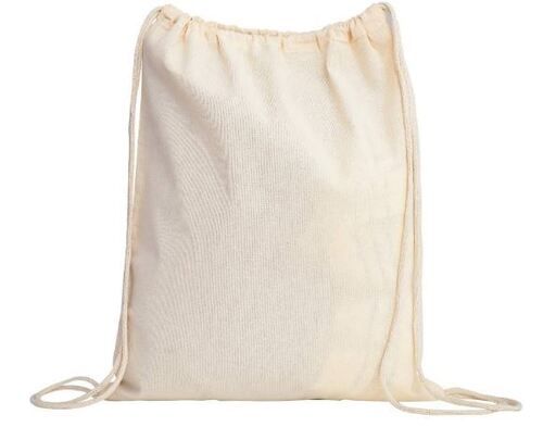 19X17 Inches Plain Canvas Drawstring Bag Capacity: 2 Kg/Day