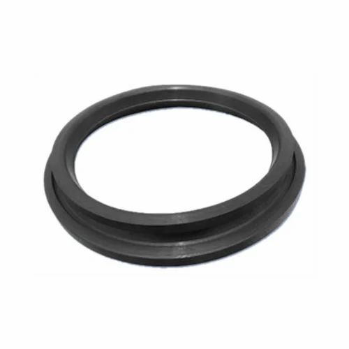 Black 2.3 Mm Thick Color Coated Plain Round Hydraulic Seal For Industrial Use 