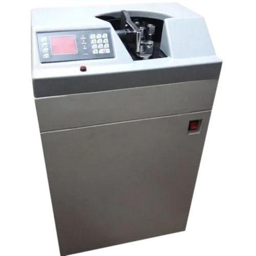 White 240 Voltage 50 Hertz Lcd Display Semi Automatic Bundle Note Counting Machine