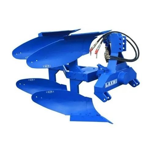 50 Horsepower Paint Coated Mild Steel Hydraulic Reversible Plough For Agricultural Use 