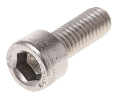 Silver 8Mm Round Head 1.5 Inches Full Threaded Stainless Steel Allen Bolt